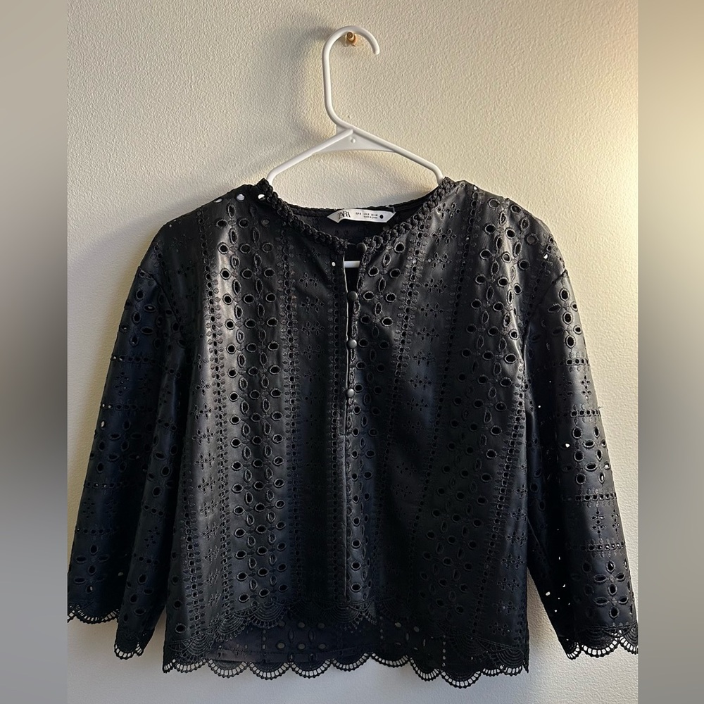 Black Leather Top